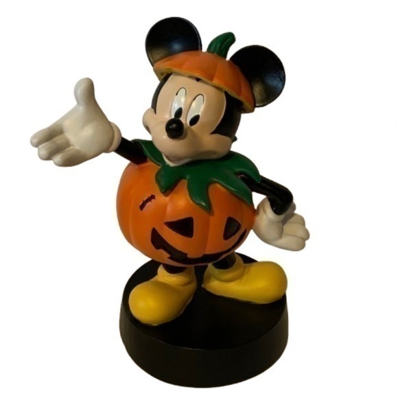 NWT. DISNEY Mickey Mouse Pumpkin Figure - Picture 1 of 14